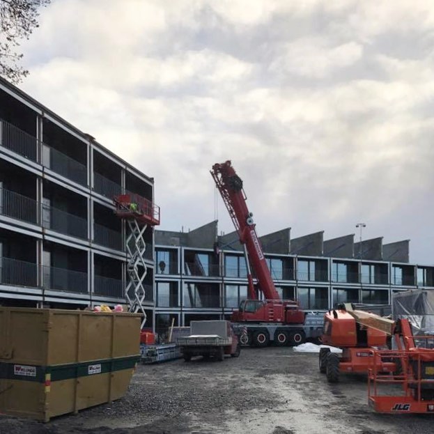 Assembly of the last modules in Veddesta continues.